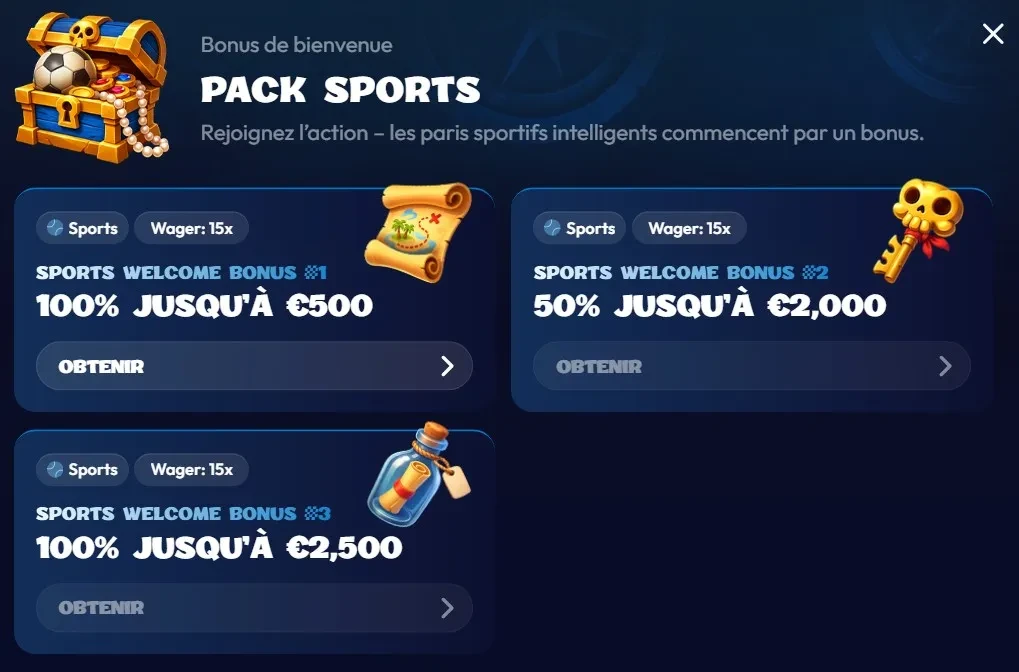 Pack de bienvenue sportif